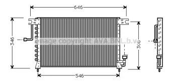 Конденсатор (AVA QUALITY COOLING: HY5037)