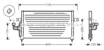 Конденсатор (AVA QUALITY COOLING: HY5041)