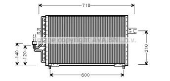 Конденсатор (AVA QUALITY COOLING: HY5042)