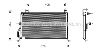 Конденсатор (AVA QUALITY COOLING: HY5060)