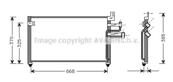 Конденсатор (AVA QUALITY COOLING: HY5070)