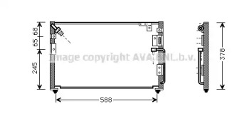 Конденсатор (AVA QUALITY COOLING: HY5079)