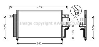 Конденсатор (AVA QUALITY COOLING: HY5082D)