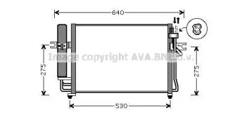 Конденсатор (AVA QUALITY COOLING: HY5090D)