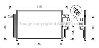 Конденсатор (AVA QUALITY COOLING: HY5165D)