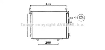 Конденсатор (AVA QUALITY COOLING: HY5245D)