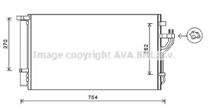 Конденсатор (AVA QUALITY COOLING: HY5279D)