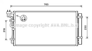 Конденсатор (AVA QUALITY COOLING: HY5316D)