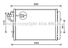 Конденсатор (AVA QUALITY COOLING: HY5445D)