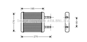 Теплообменник (AVA QUALITY COOLING: HY6061)