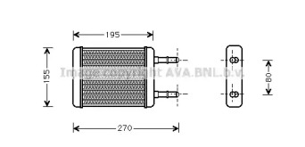 Теплообменник (AVA QUALITY COOLING: HY6064)