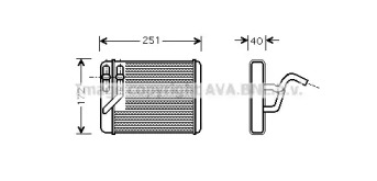 Теплообменник (AVA QUALITY COOLING: HY6120)