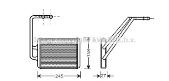 Теплообменник (AVA QUALITY COOLING: HY6121)