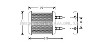 Теплообменник (AVA QUALITY COOLING: HY6216)