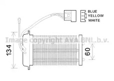 Теплообменник (AVA QUALITY COOLING: HY6234)