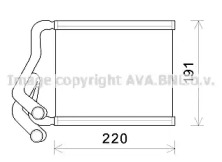 Теплообменник (AVA QUALITY COOLING: HY6380)