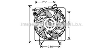 Вентилятор (AVA QUALITY COOLING: HY7503)