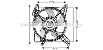 Вентилятор (AVA QUALITY COOLING: HY7504)