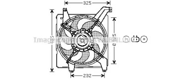 Вентилятор (AVA QUALITY COOLING: HY7507)