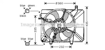 Вентилятор (AVA QUALITY COOLING: HY7511)