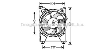 Вентилятор (AVA QUALITY COOLING: HY7514)