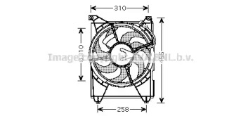 Вентилятор (AVA QUALITY COOLING: HY7516)