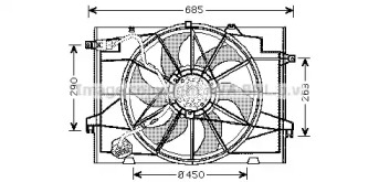 Вентилятор (AVA QUALITY COOLING: HY7519)