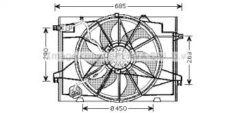 Вентилятор (AVA QUALITY COOLING: HY7520)