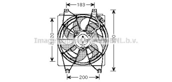 Вентилятор (AVA QUALITY COOLING: HY7522)