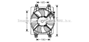 Вентилятор (AVA QUALITY COOLING: HY7523)