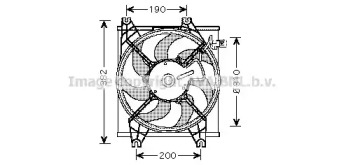 Вентилятор (AVA QUALITY COOLING: HY7524)