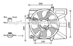 Вентилятор (AVA QUALITY COOLING: HY7531)