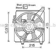 Вентилятор (AVA QUALITY COOLING: HY7534)