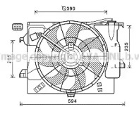 Вентилятор (AVA QUALITY COOLING: HY7541)