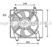 Вентилятор (AVA QUALITY COOLING: HY7547)