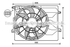 Вентилятор (AVA QUALITY COOLING: HY7549)