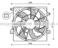 Вентилятор (AVA QUALITY COOLING: HY7551)