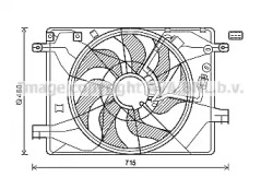 Вентилятор (AVA QUALITY COOLING: HY7558)