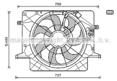 Вентилятор (AVA QUALITY COOLING: HY7559)