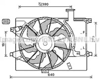 Вентилятор (AVA QUALITY COOLING: HY7567)