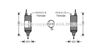 Осушитель (AVA QUALITY COOLING: HYD128)