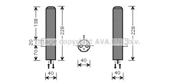 Осушитель (AVA QUALITY COOLING: HYD193)