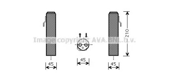 Осушитель (AVA QUALITY COOLING: HYD218)