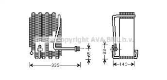 Испаритель (AVA QUALITY COOLING: HYV094)