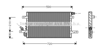 Конденсатор (AVA QUALITY COOLING: IS5020)