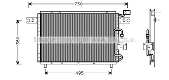 Конденсатор (AVA QUALITY COOLING: IS5021)