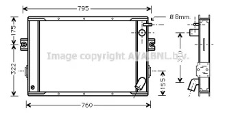 Теплообменник (AVA QUALITY COOLING: IV2023)