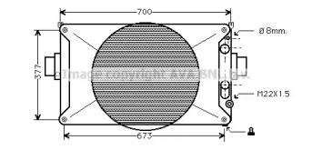 Теплообменник (AVA QUALITY COOLING: IV2035)