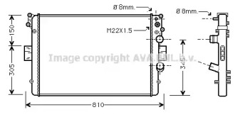 Теплообменник (AVA QUALITY COOLING: IV2041)