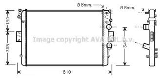 Теплообменник (AVA QUALITY COOLING: IV2042)